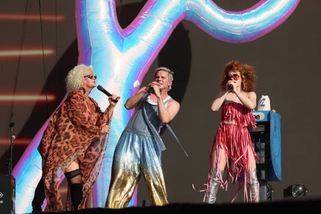 Musik, BST Hyde Park Festival in London - Scissors Sisters Konzert
