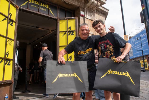 Großbritannien, Metallica Pop-Up Store in London