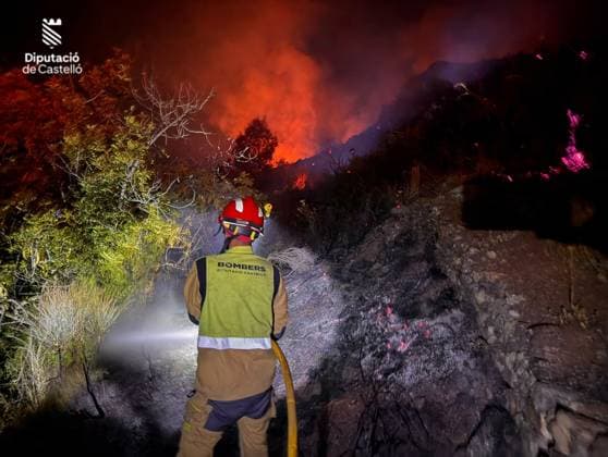 Spanien, Waldbrand in Castellon