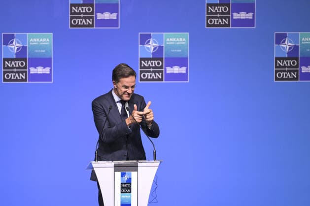 Nato-Gipfel in Ankara, Pressekonferenz mit Mark Rutte