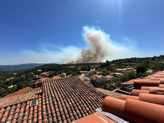 Waldbrände in Südfrankreich