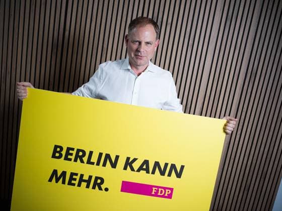 Berlin, Fototermin mit FDP-Spitzenkandidat Christoph Meyer
