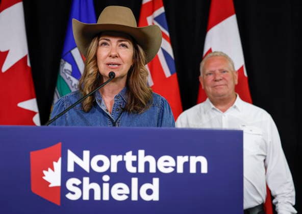 Kanada, Vorstellung der neuen Öl-Pipeline Northern Shield zwischen Alberta und Ontario vor
