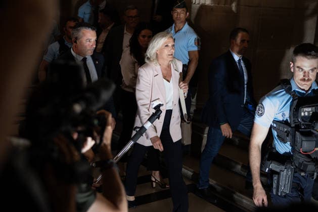Frankreich, Marine Le Pen Berufungsprozess in Paris