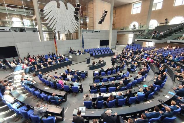 Deutschland, Plenarsitzung im Bundestag in Berlin