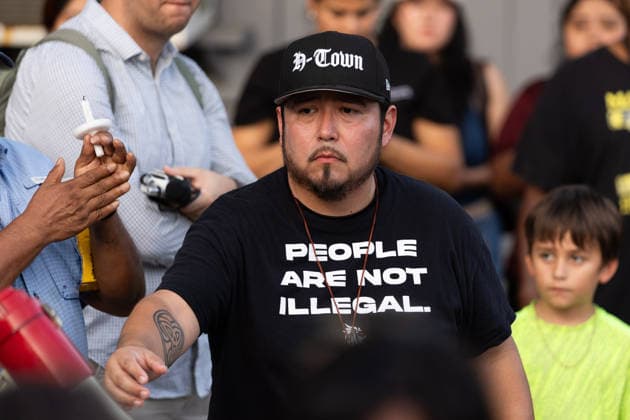 USA, Protest gegen ICE in Houston