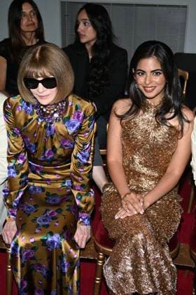 Paris Fashion Week, Gäste der Manish Malhotra Modenschau