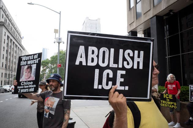 USA, Protest gegen ICE in New York