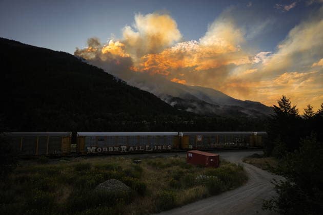 Kanada, Waldbrände in British Columbia