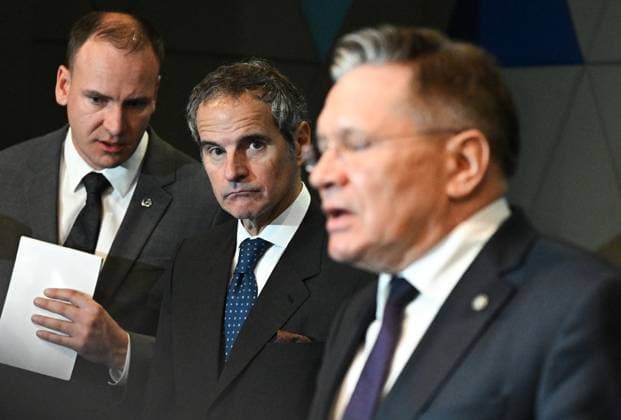 Russland, IAEA-Chef Rafael Grossi trifft Rosatom-Generaldirektor Likhachev