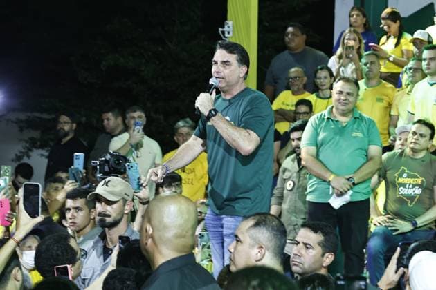 Brasilien, Flavio Bolsonaro besucht Fortaleza