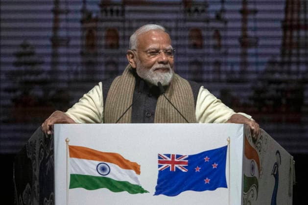Neuseeland, Besuch von Narendra Modi