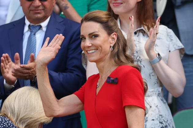 Royals, Prinzessin Kate besucht das Finale der Frauen in Wimbledon