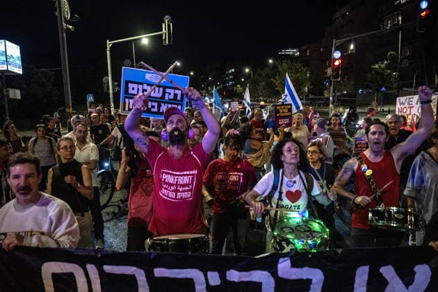Nahostkonflikt, Israel, Protest gegen die Regierung in Jerusalem
