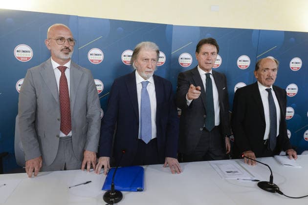 Italien, M5S hält Pressekonferenz zu Antimafia-Gesetzentwürfen in Rom