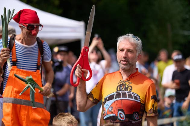 Baden-Württemberg, Boris Palmer eröffnet neuen Teil des Anlagenparks in Tübingen