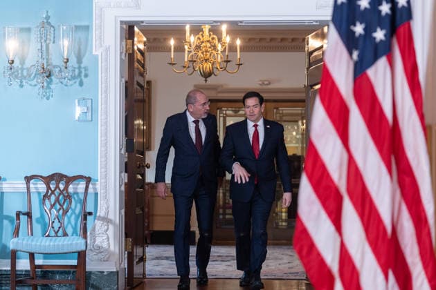 USA, Marco Rubio trifft Ayman Safadi in Washington DC