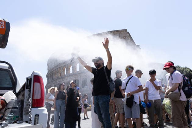Hitzewelle in Italien, Eindrücke aus Rom