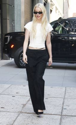 Celebrity, Anya Taylor-Joy zu Gast bei Good Morning America in New York