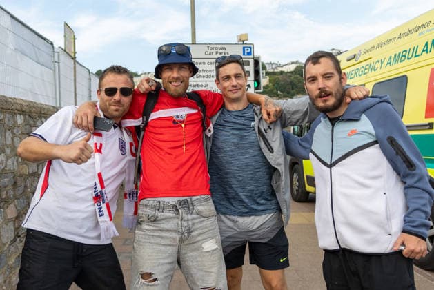 Fußball, FIFA WM 2026, Public Viewing in Torquay, England