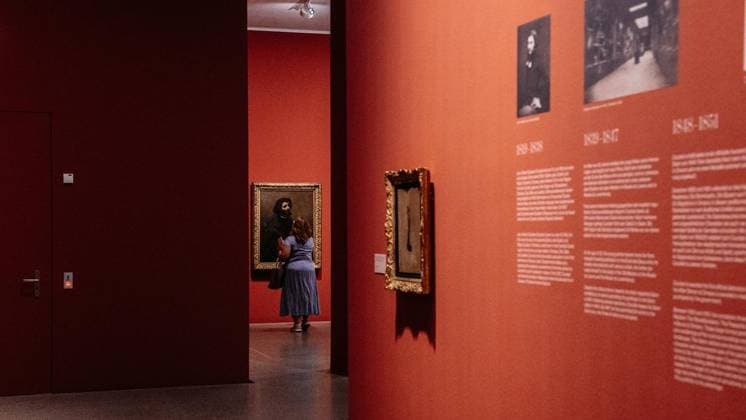Arts, Gustave Courbet Ausstellung im Folkwang Museum in Essen