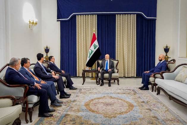 Irak, Nizar Amedi empfängt Delegation für auswärtige Angelegenheiten in Bagdad