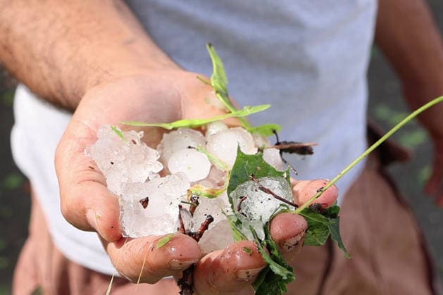 Baden-Württemberg, Unwetter in Neckartenzlingen