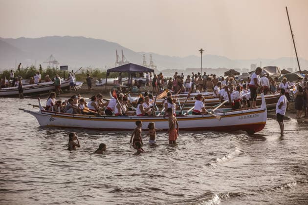 Spanien, Prozession der Virgen del Carmen in Malaga