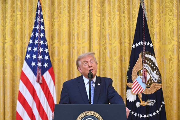 USA, Donald Trump Rede zu möglicher Einflussnahme des Auslands auf US-Wahlen