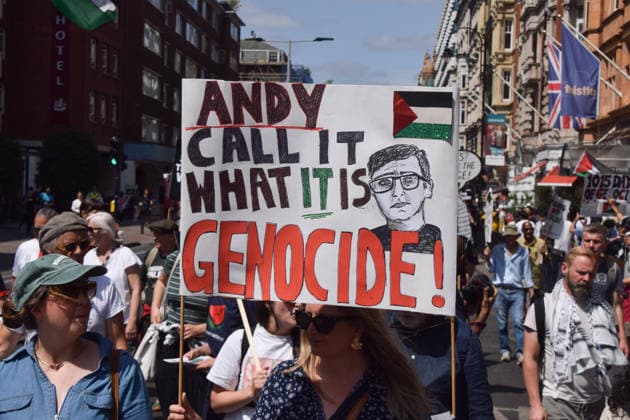 Großbritannien, Pro-palästinensische Demonstration in London