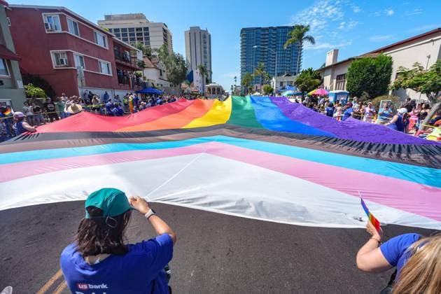 USA, Pride Parade in San Diego, Kalifornien