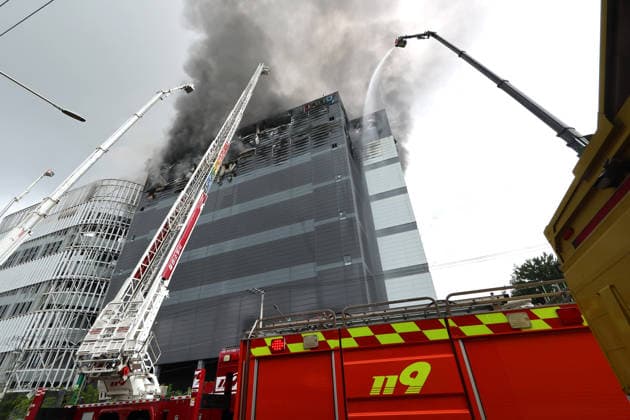 Südkorea, Brand in Hochhaus in Incheon