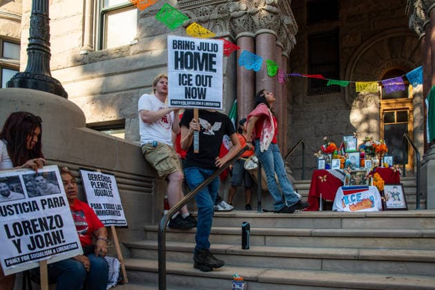 USA, Proteste gegen ICE in Salt Lake City, Utah