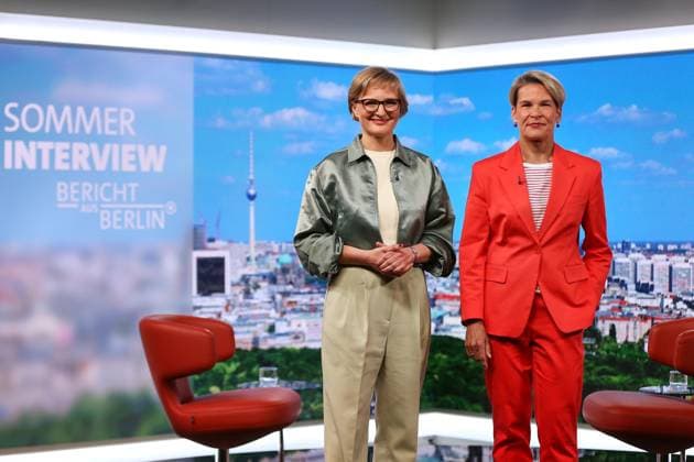 Berlin, Franziska Brantner im ARD-Sommerinterview