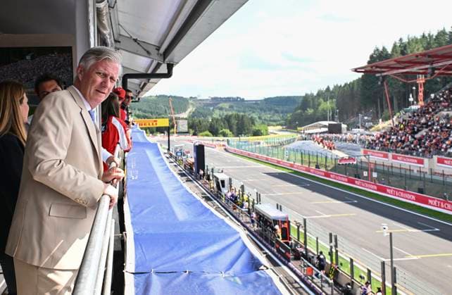 Royals, König Philippe von Belgien besucht Formel 1-Rennen in Spa-Francorchamps