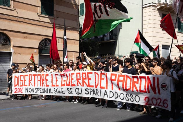 Italien, Protest zum 25. Jahrestag des G8-Gipfels in Genua
