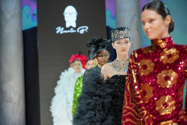 Fashion, Rome Fashion Show Haute Couture, Mario B. Modenschau