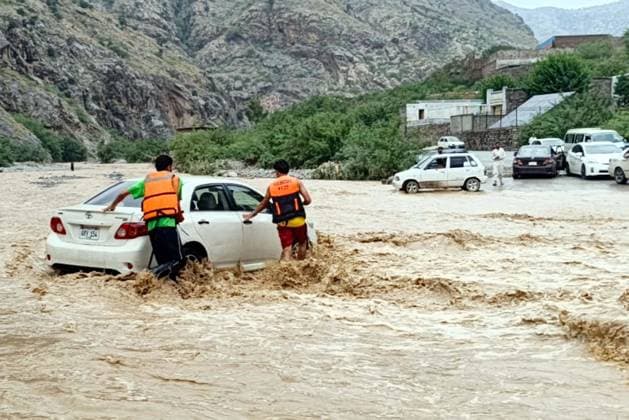 Überschwemmungen in Pakistan