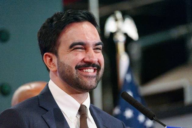 USA, Zohran Mamdani stellt Reformpaket vor in New York