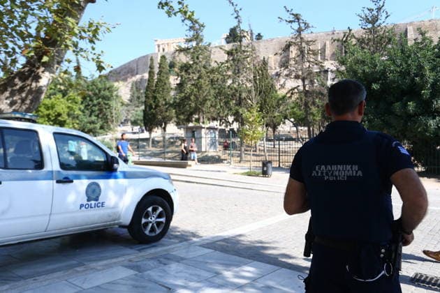Griechenland, Messerattacke auf Touristen vor Akropolis in Athen