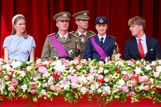 Belgien, Parade zum Nationalfeiertag in Brüssel