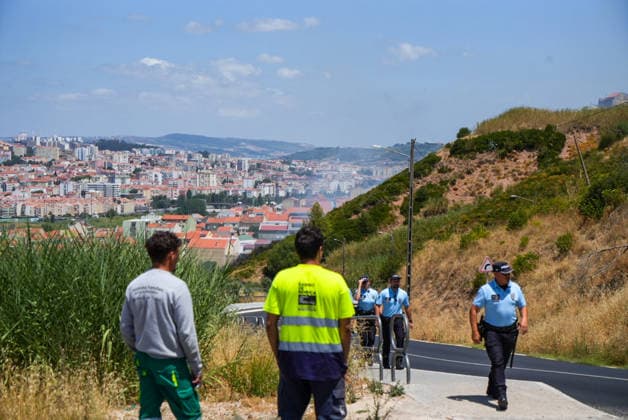 Portugal, Waldbrände bei Lissabon