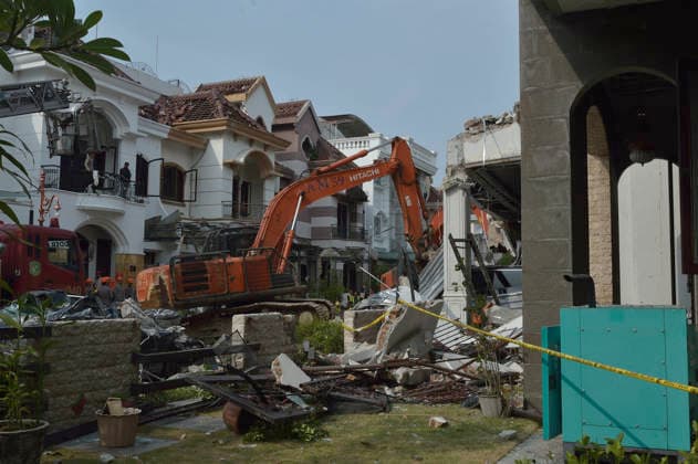 Indonesien, Haus in Medan explodiert
