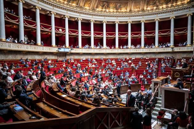 Frankreich, Fragestunde in der Nationalversammlung in Paris