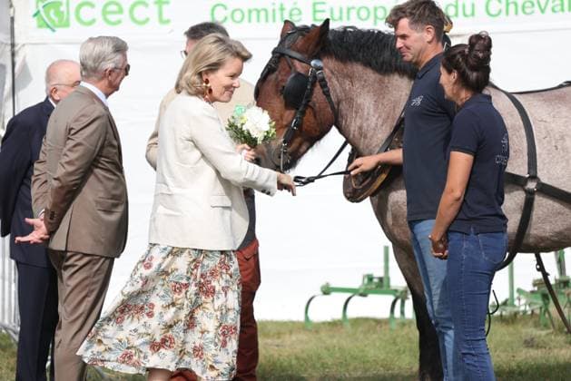 Royals, Belgien, König Philippe und Königin Mathilde bei Besuch der Agrarmesse Libramont