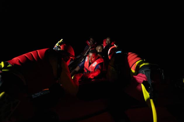 Zentralmittelmeer, Rettung von sechs Migranten durch NGO-Schiff Open Arms in Maltas SAR-Zone