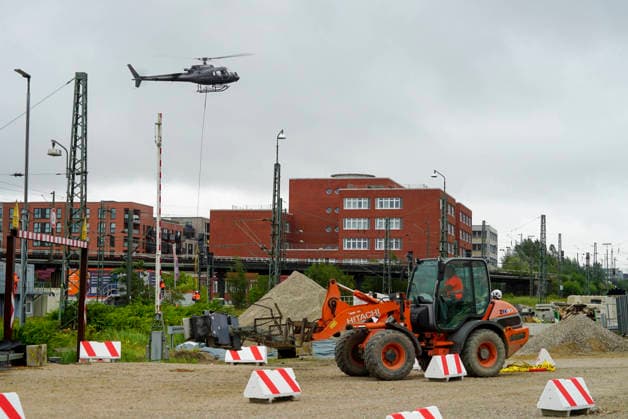 Hamburg, Bauarbeiten zur Verlegung des Bahnhofs Hamburg-Altona
