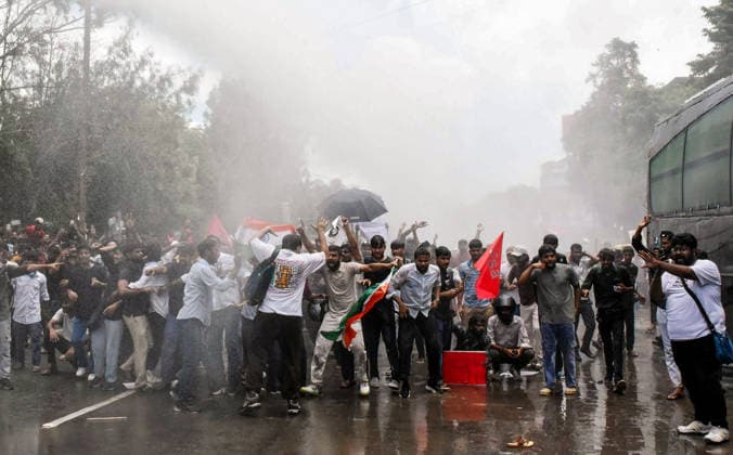 Indien, Studentenproteste in Patna