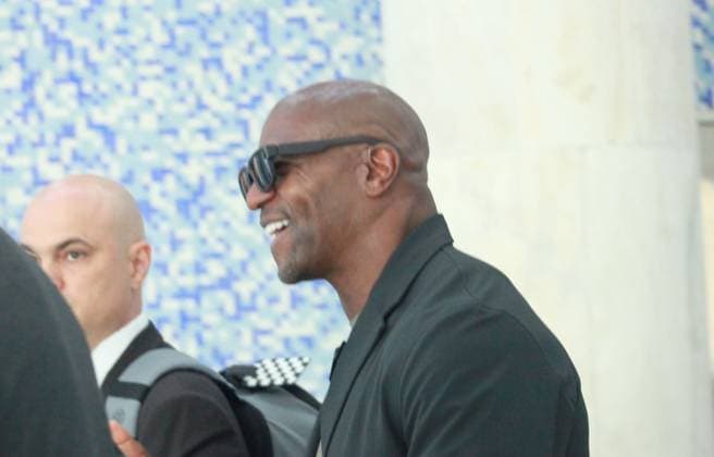 Celebrity, Terry Crews am Santos Dumont Airport