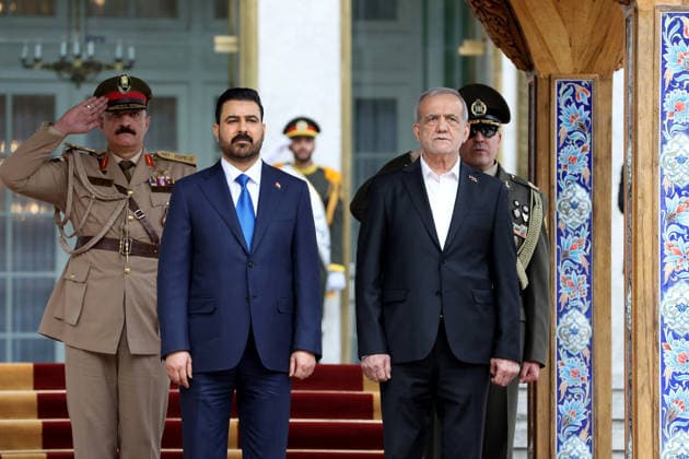 Iran, Iraks Premier Ali al-Zaidi wird in Teheran empfangen